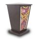 Ruby Mission Style Stained Glass Cremation Urn -  - KL-M004