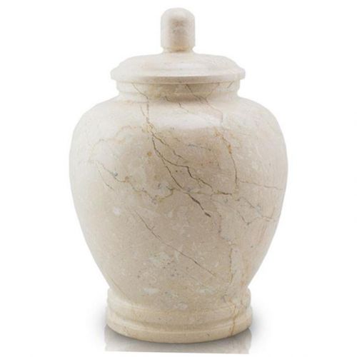 Sea Shell Genuine Marble Classic Cremation Urn - Hand Carved -  - RM-UMSSCL