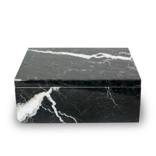 Noire Marble Cremation Urn Keepsake Box - Small -  - BX45-BZ