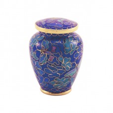 Nouveau Butterfly Cloisonne Keepsake Urn