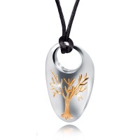 Tree of Life Cremation Urn Pendant - Sterling Silver