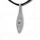 Diamond Tear Drop Cremation Pendant -  - P16-013