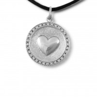 In My Heart Cremation Urn Pendant