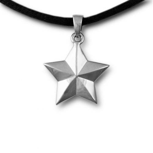 Star Cremation Pendant - Sterling Silver -  - P16-378