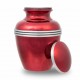 Red Banded Cremation Urn - Medium -  - GM-47S