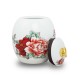 Red Peony Ceramic Cremation Urn - Small -  - CT-2WS9