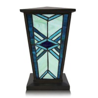 Mission Style Cremation Urn - Indigo