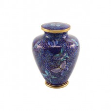 Nouveau Butterfly Extra Small Cloisonne Urn