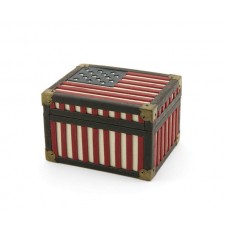 USA Flag of 1812 Memory Chest Keepsake Cremation Urn