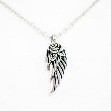 Angel Wing Cremation Pendant - Stainless Steel