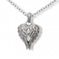 Companion Cremation Urn Pendant - Angel Wings