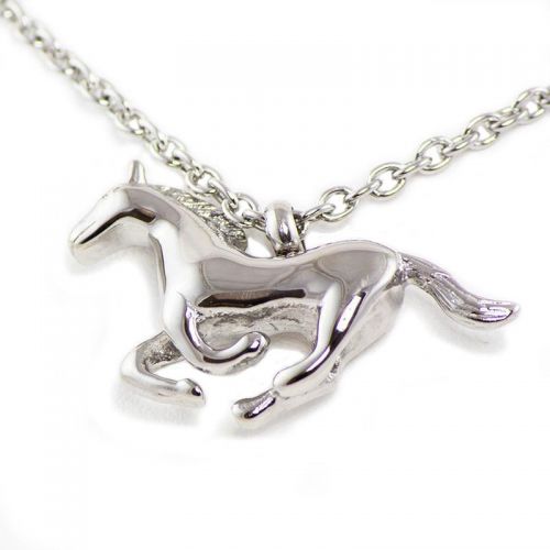 Running Horse Cremation Necklace -  - TB-P1242