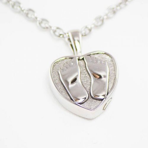Baby Feet Cremation Necklace -  - TB-P1341