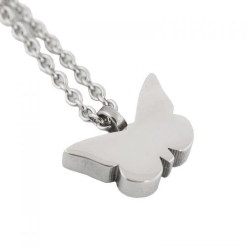 Butterfly Stainless Steel Cremation Pendant -  - TKB-P0885SS