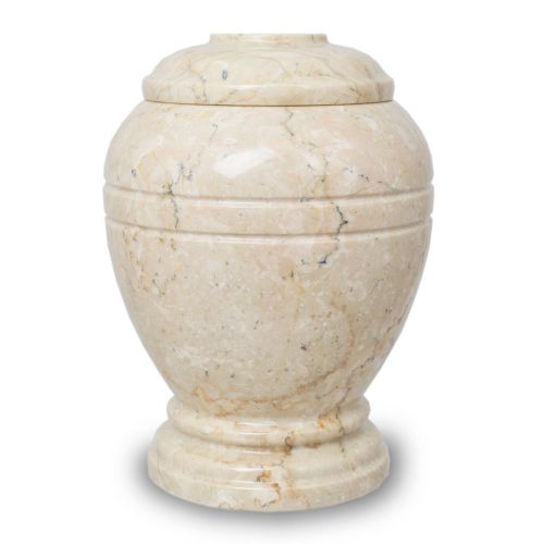 Ringed Alluvium Marble Cremation Urn - Extra Small -  - UR2101-BO