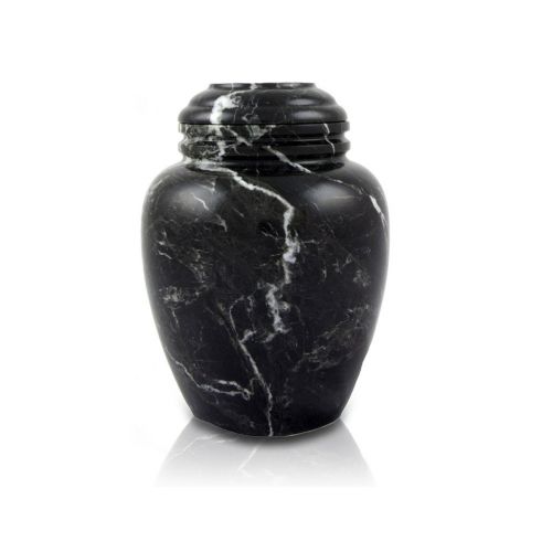Noire Marble Pet Cremation Urn - Extra Small -  - 2111-D