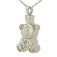 Teddy Bear Steel Keepsake Cremation Urn