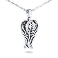 Cherished Angel Wings Silver Keepsake Cremation Urn