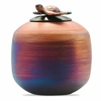 Sea Turtle Raku Cremation Urn 100 Cubic Inches