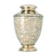 Regal Mother of Pearl Brass Urn -  - 33561