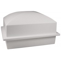 Single Burial Vault - White