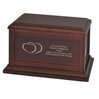Twin Heart Cremation Urn
