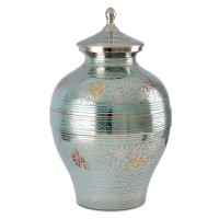 Celestial Butterflies Blue Child Cremation Urn