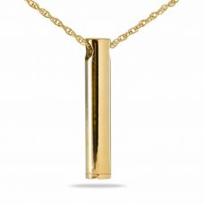 Steel Gold Sleek Jewelry Urn