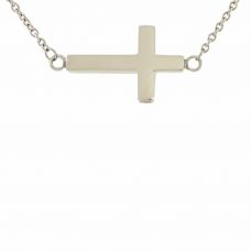 Steel Cross Necklace Keepsake