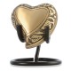 Vine Brass Heart Keepsake Cremation Urn -  - 80028