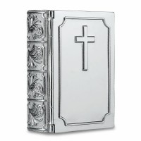 Holy Bible Silver Children's Cremation Urn