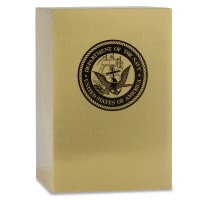 Navy Brass Cremation Urn
