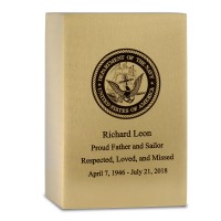 Classic Marine Brass Cremation Urn
