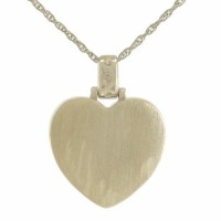 Silver Heart Keepsake Cremation Urn