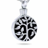 Ancestral Tree Radiant Keepsake Cremation Chamber Jewelry Necklace