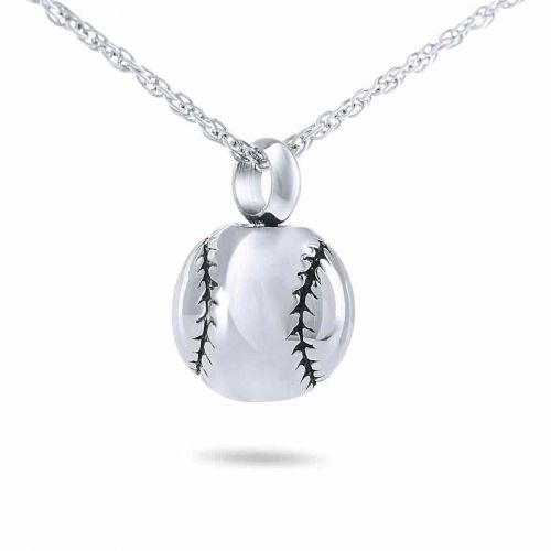 Baseball Fanatic Pendant Cremation Chamber Jewelry Necklace -  - 80053