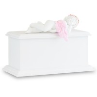 Pink Resting Angel Infant Cremation Urn