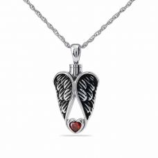 Heart of an Angel Pendant Cremation Urn