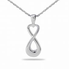 In Love Forever Pendant Cremation Chamber Jewelry Necklace