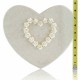 Ivory Comfort Heart Biodegradable Cremation Urn -  - 44514