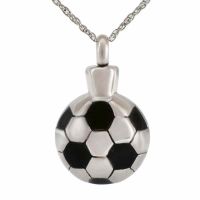 Love of Soccer Keepsake Cremation Jewelry Necklace