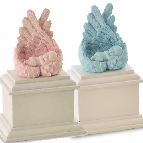 Heavens Care Infant In Wings Pink Girl Cremation Urn -  - 5050