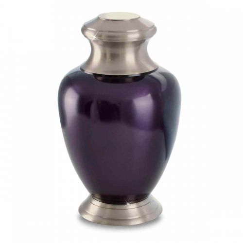Modern Purple Cremation Urn -  - 80031