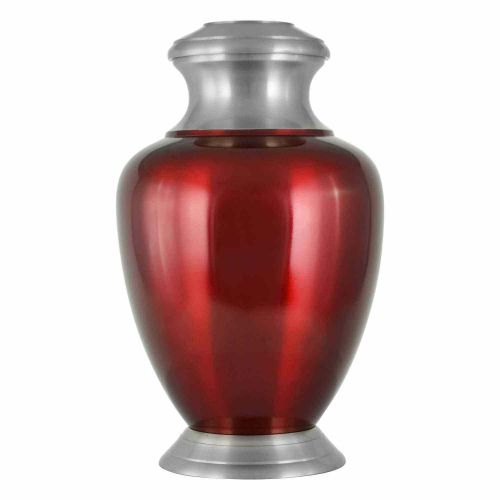 Modern Red Cremation Urn -  - 80029