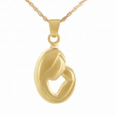 Mothers Love 14K Gold Keepsake Cremation Chamber Jewelry Necklace