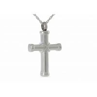 Natural Cross Keepsake Cremation Chamber Jewelry Necklace
