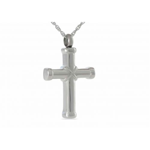 Natural Cross Keepsake Cremation Chamber Jewelry Necklace -  - 76920