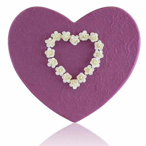 Purple Comfort Heart Biodegradable Urn -  - 44512