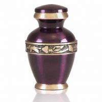 Royal Purple Cremation Urn Keepsake