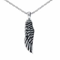 Silver Angel's Wing Keepsake Urn